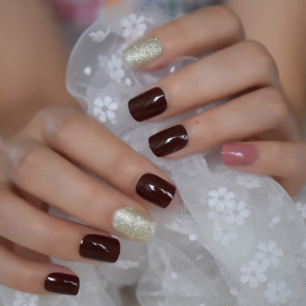 Manicura De Moda Cuadrados Lisos