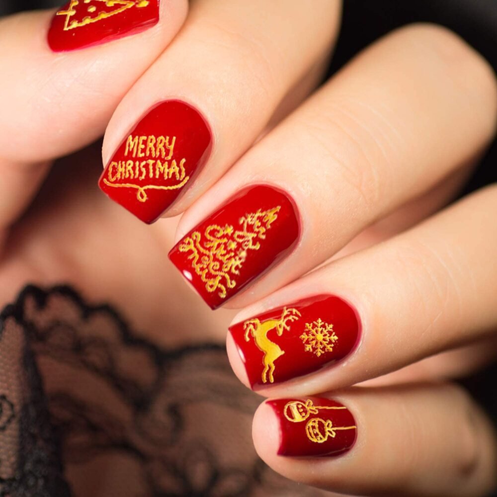 Manicura para navidad 2022-2023